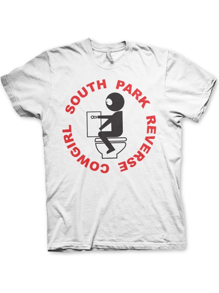 

South Park Белая футболка, Белый, South Park Белая футболка