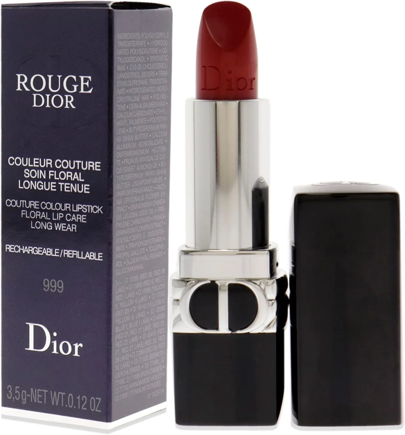 Помада ROUGE DIOR COUTURE COLOR #999 (satin) Dior 3.5g — фото 4