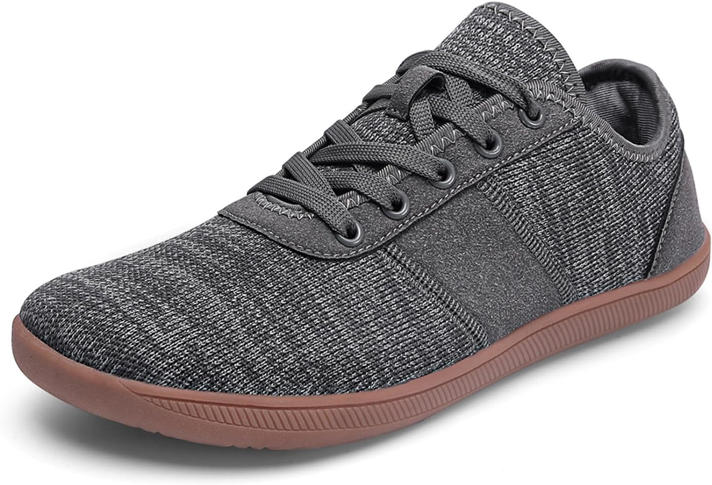 

Кроссовки RUMPRA для мужчин и женщин с широкой пяткой, минималистичные босоножки с нулевым перепадом, гибкие, легкие, для ходьбы и повседневной носки, Heather Gray