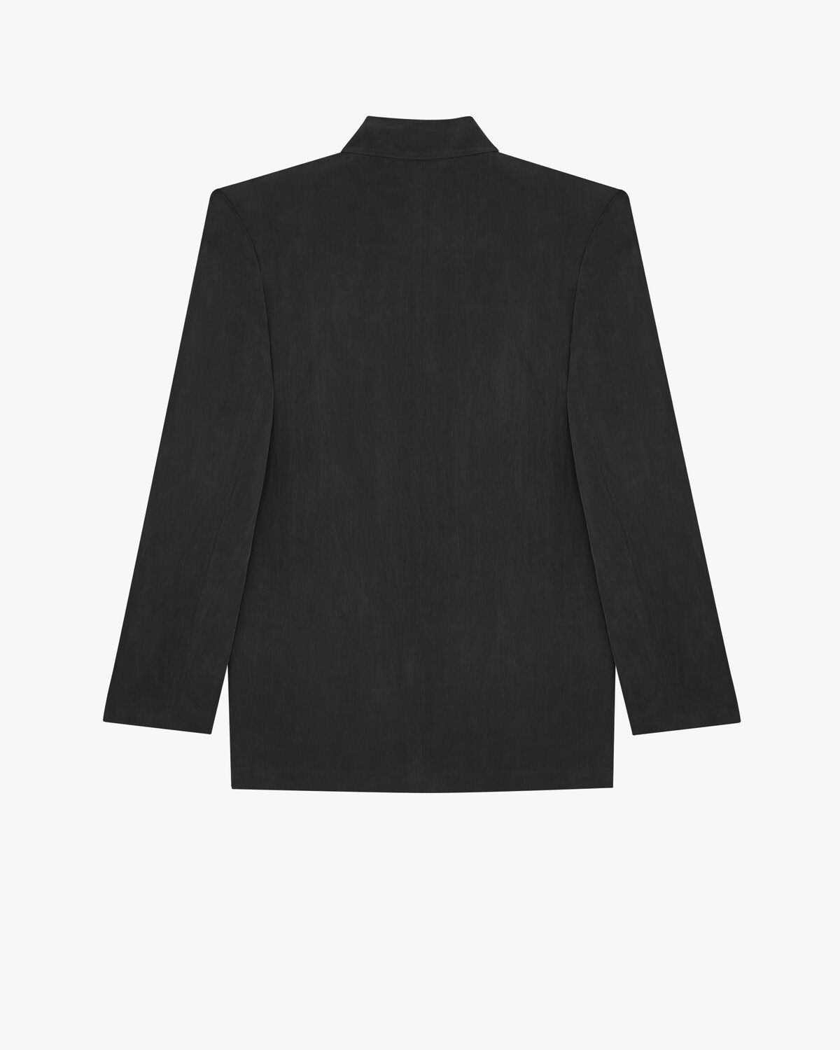 Жакет из шелкового хаботай Saint Laurent, черный — фото 3