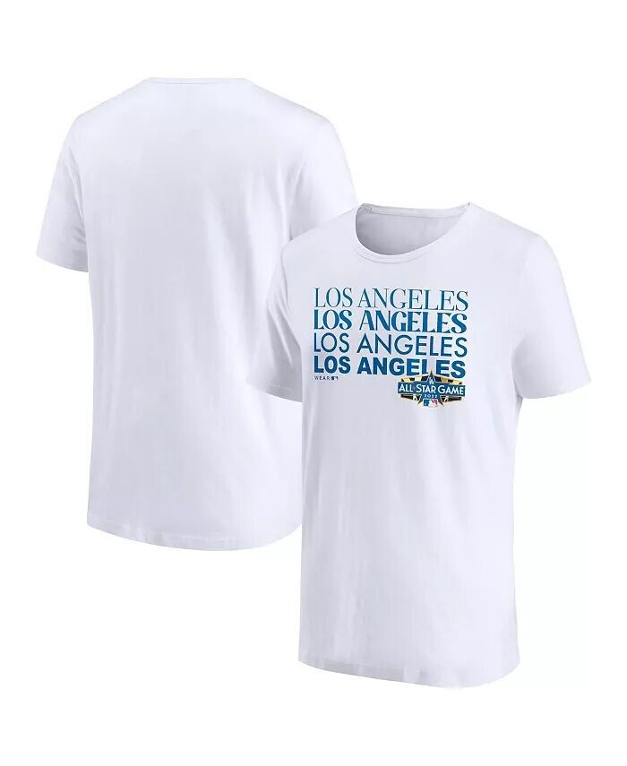 

Женская белая футболка с повторением Матча всех звезд MLB 2022 Wear By Erin Andrews