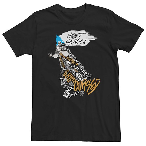 

Футболка с принтом Big & tall villains hades hot headed word fill Disney