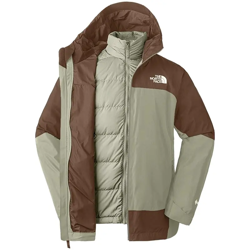 

THE NORTH FACE Мужская горная куртка Light Triclimate с технологией GORE-TEX, Clay Gray