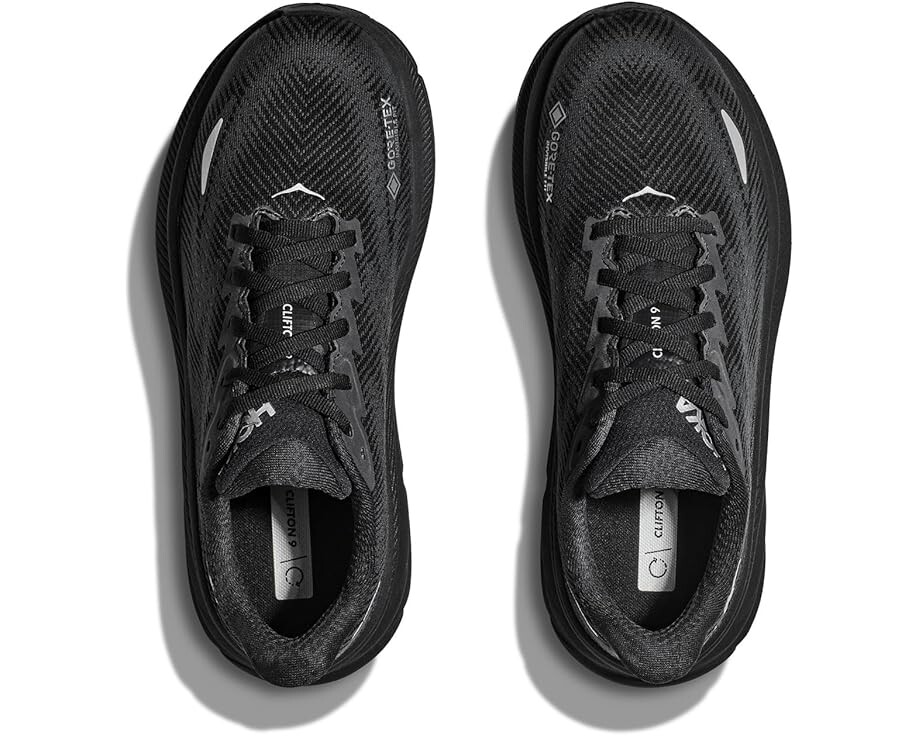 Кроссовки Hoka Clifton 9 GTX, цвет Black/Black 1 — фото 2