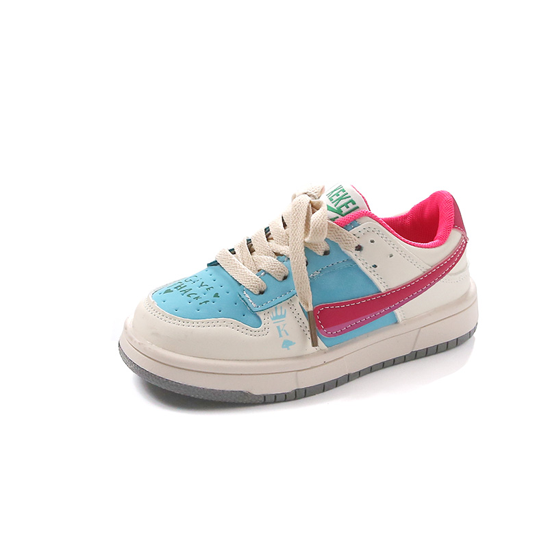 

Низкие детские кроссовки для повседневной носки. Дети 3–7 лет. TONYBEAR, розовый/синий