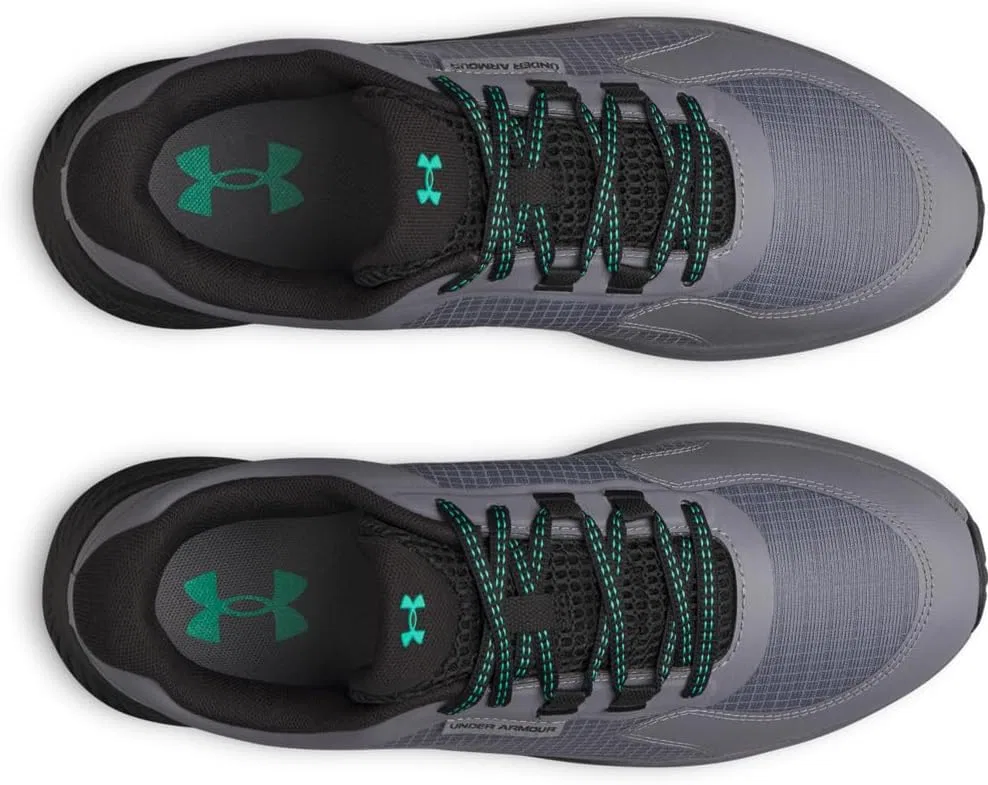 Мужские беговые кроссовки Under Armor Charged Bandit TR3 Under Armour, черный/зеленый/серый — фото 4