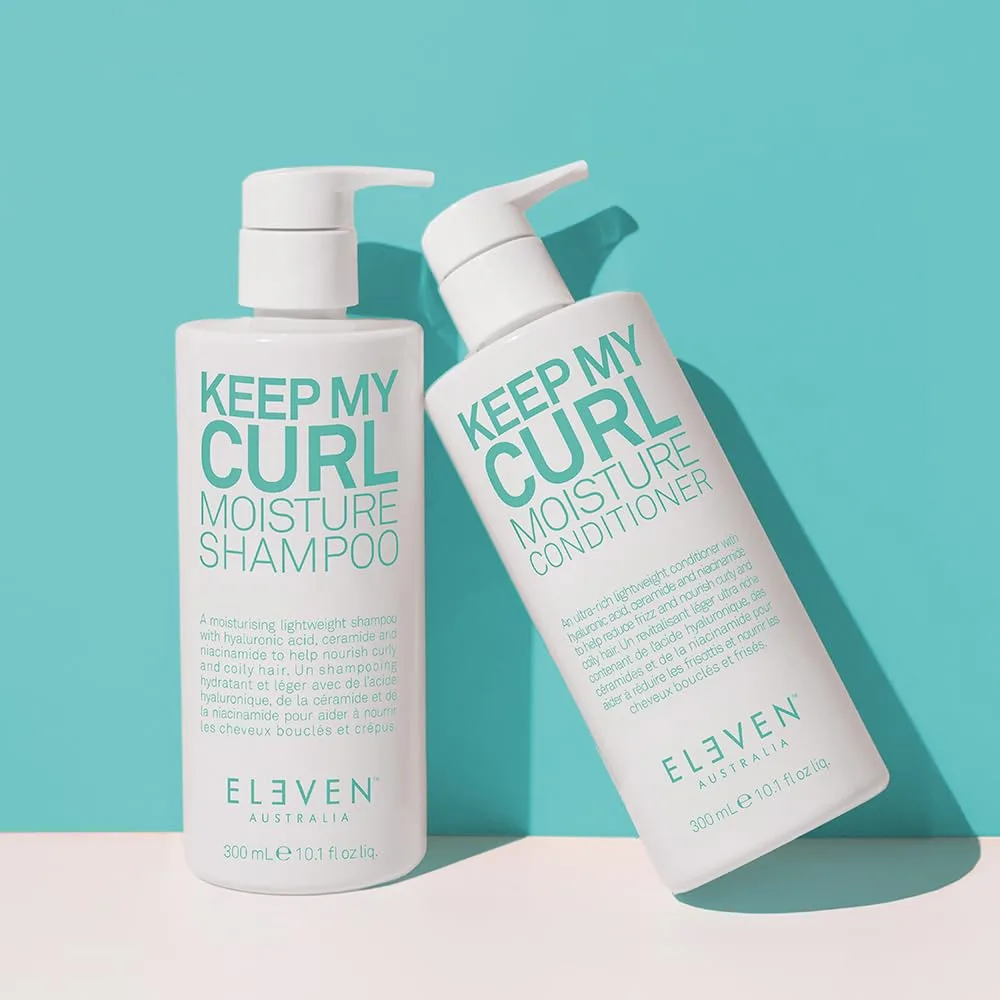 ELEVEN AUSTRALIA Keep My Curl Moisture шампунь для женщин и мужчин - увлажняющий шампунь против пушистости для кудрявых, волнистых или кудрявых волос 961 мл — фото 3