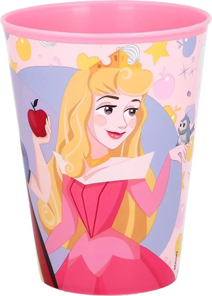 Кружка пластиковая Tataway Disney Princess Aurora Ariel 260 мл с носиком для питья Stor — фото 3