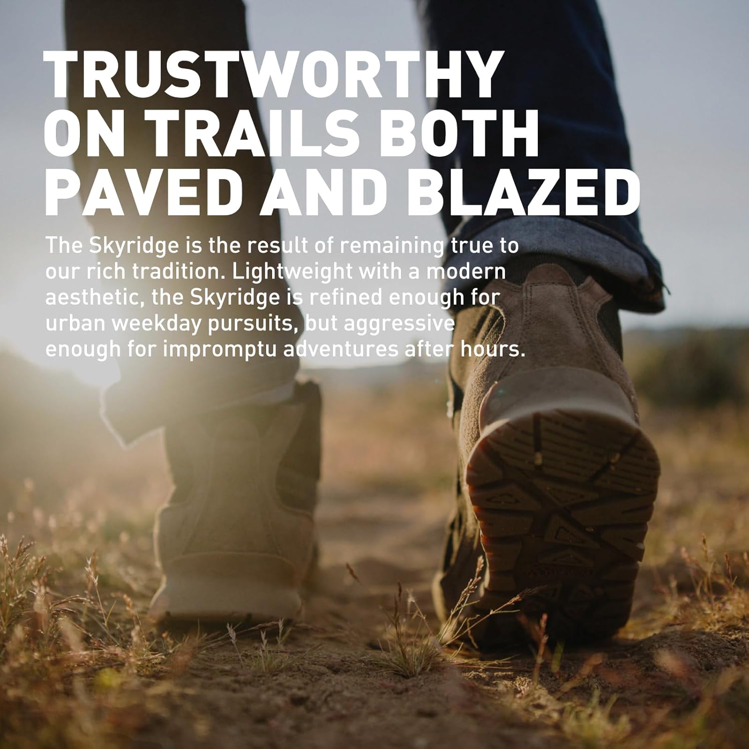 Мужские туристические ботинки Danner Skyridge - водонепроницаемые, с прочным верхом из замши и хлопкового рипстопа, дышащей подкладкой, комфортной стелькой и подошвой с хорошим сцеплением, Dark Earth — фото 3