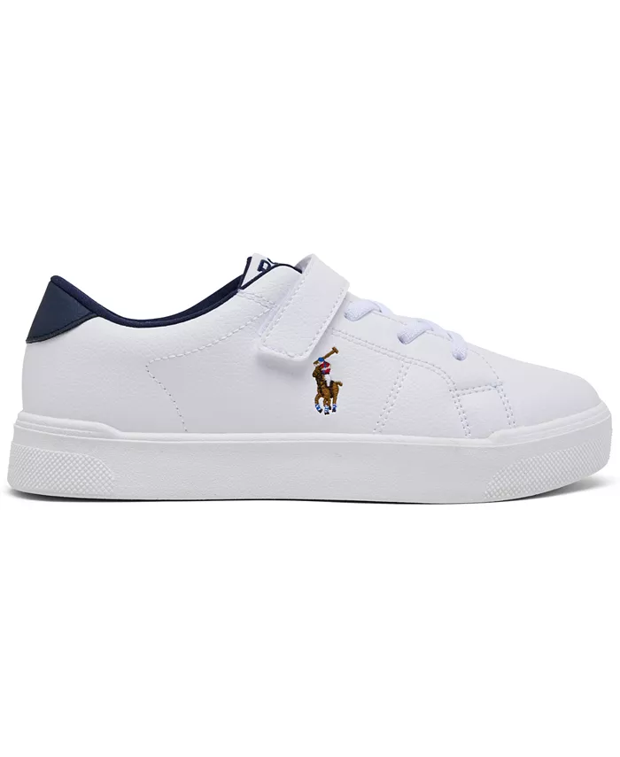 Детские повседневные кроссовки Sutton с надежной застежкой от Finish Line Polo Ralph Lauren, мультиколор — фото 3