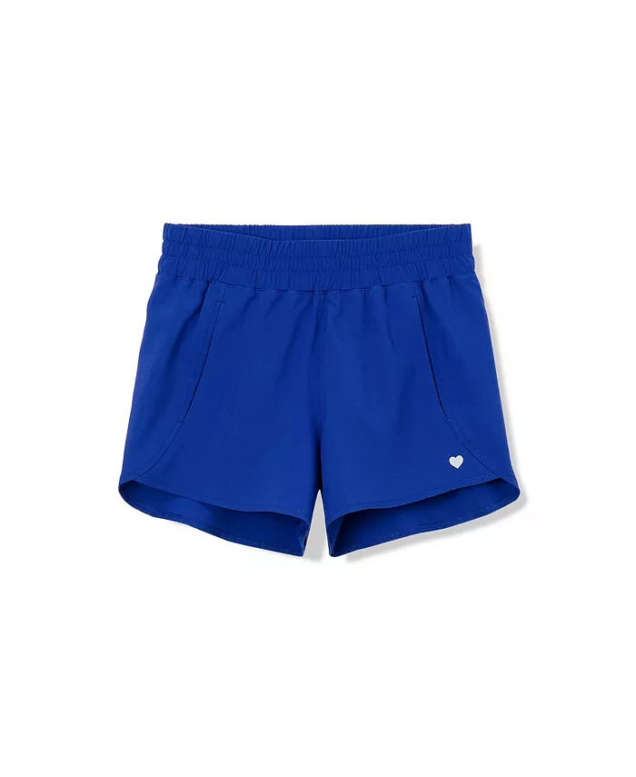 

Шорты активные Big Girls Plus Stretch Woven с эластичной тканью Lands' End, синий