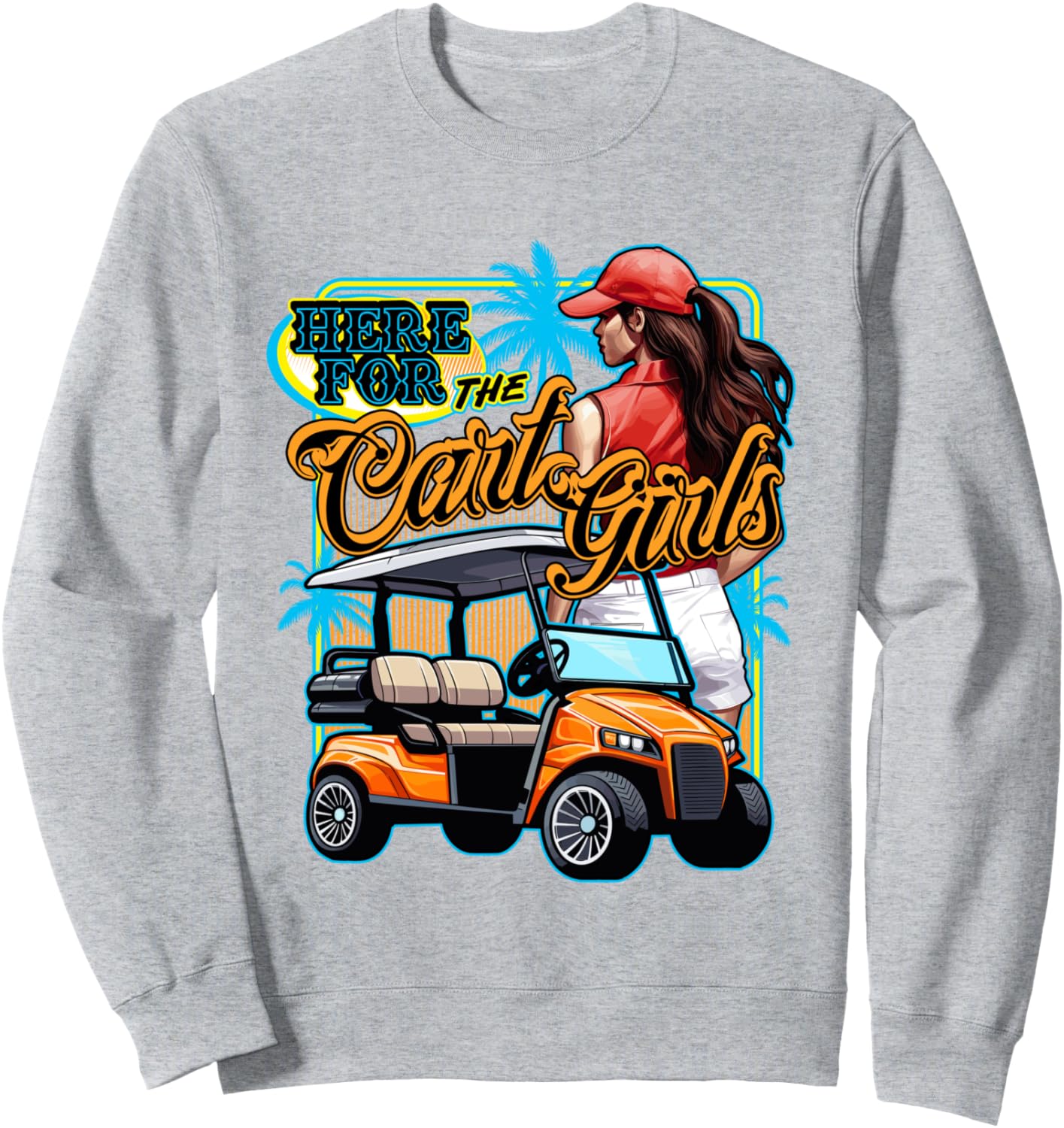 

Забавная прикольная толстовка Four1Nine Golfers Official, серый