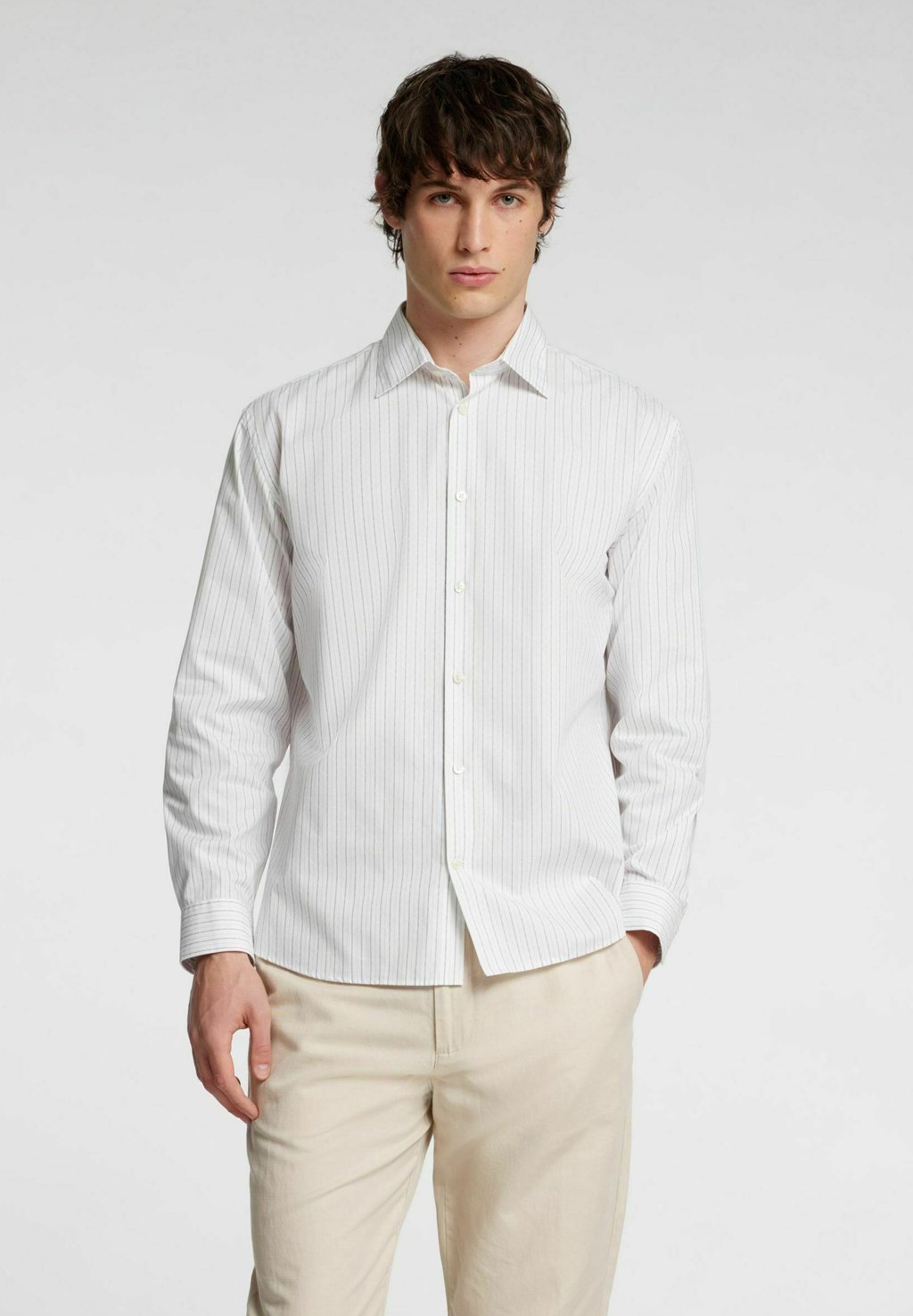 

Рубашка SLHRELAXBEN STRIPE Selected Homme, белый
