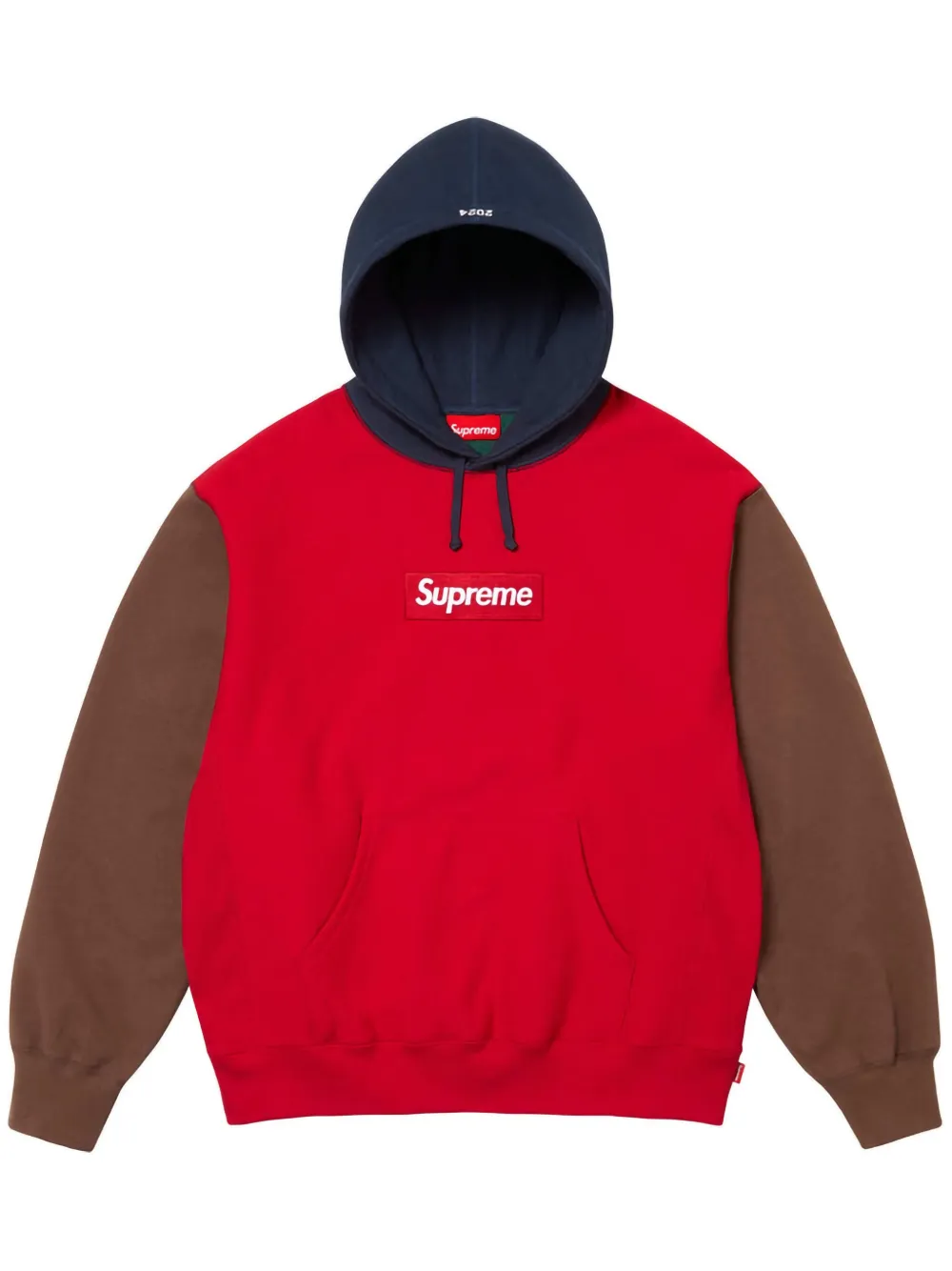 

Худи Box Logo Supreme, красный
