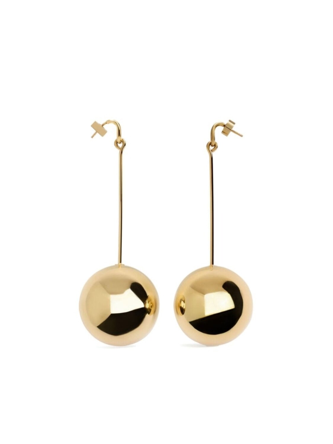 

Серьги Les Grandes Boucles Nodo Jacquemus, золотой