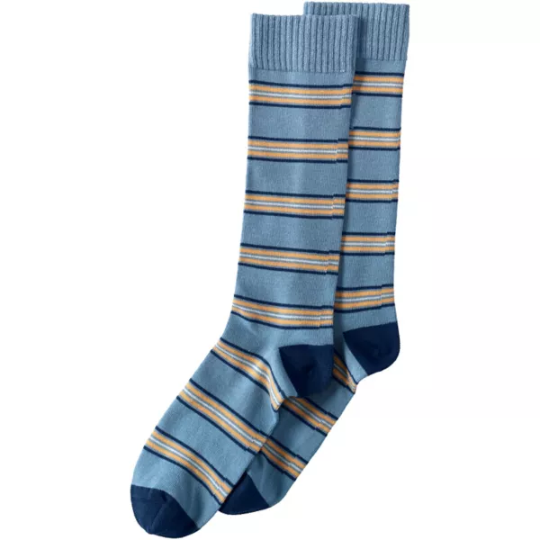 

Новинка: мужские носки Lands' End, цвет mango rugby stripe