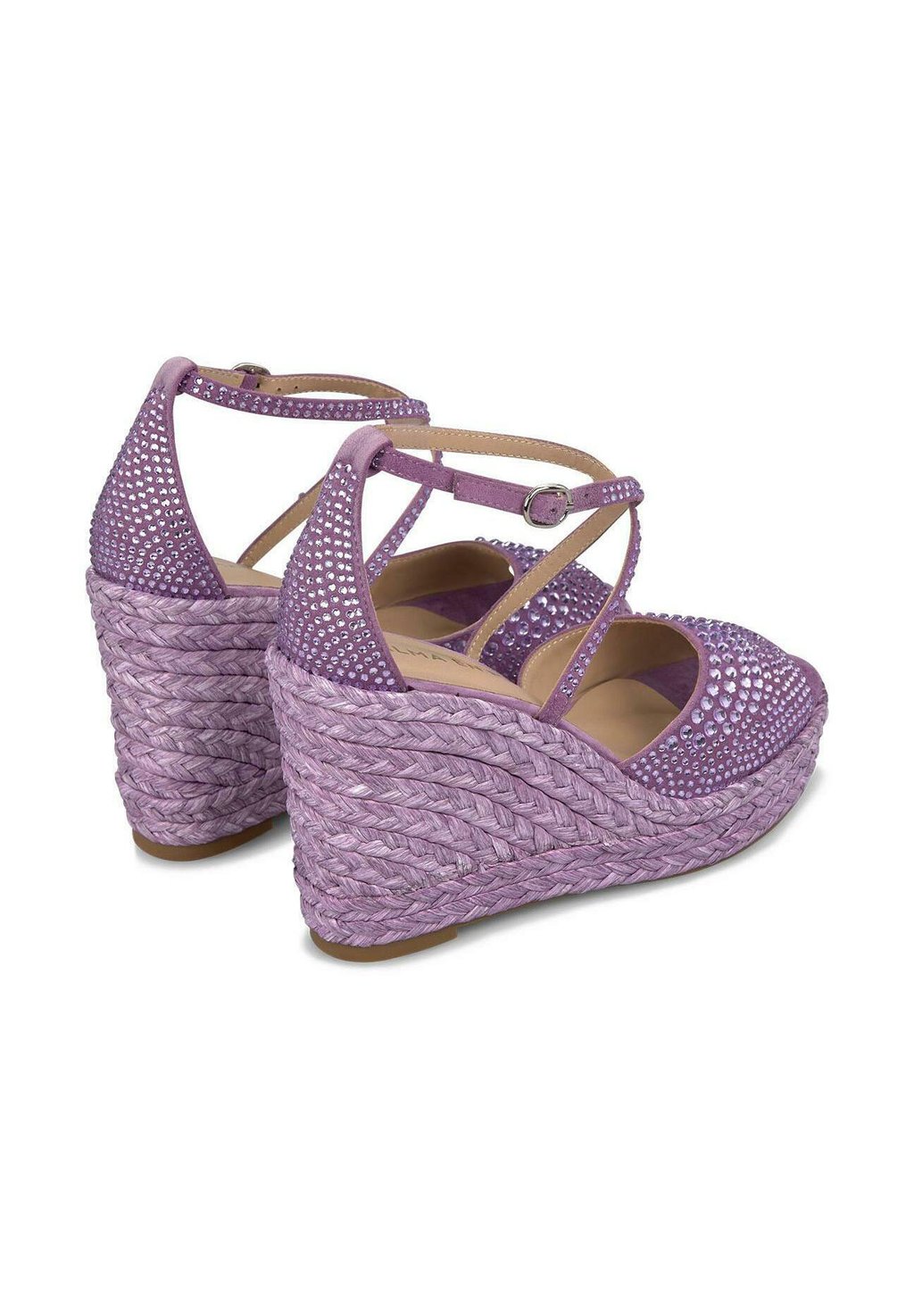 Босоножки на танкетке PUNTERA CIERRE CON HEBILLA - Espadrilles Alma en Pena, фиолетовый — фото 4