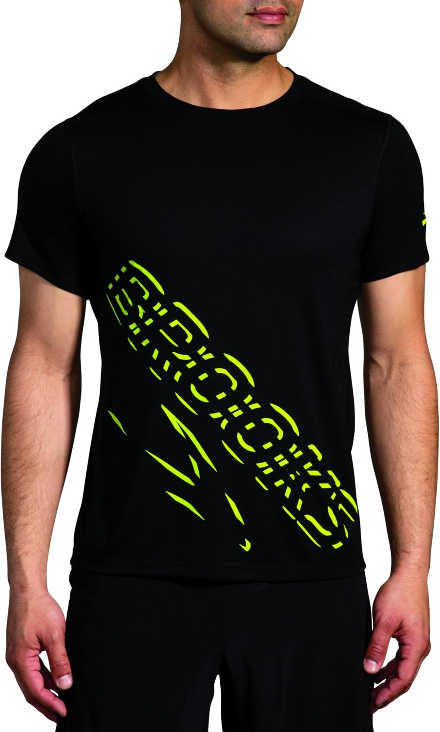 

Футболка Brooks Distance Short Sleeve 3.0, цвет Black/Brooks Logo