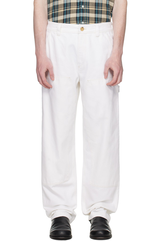 

Джинсы Gustav A.P.C., цвет off-white
