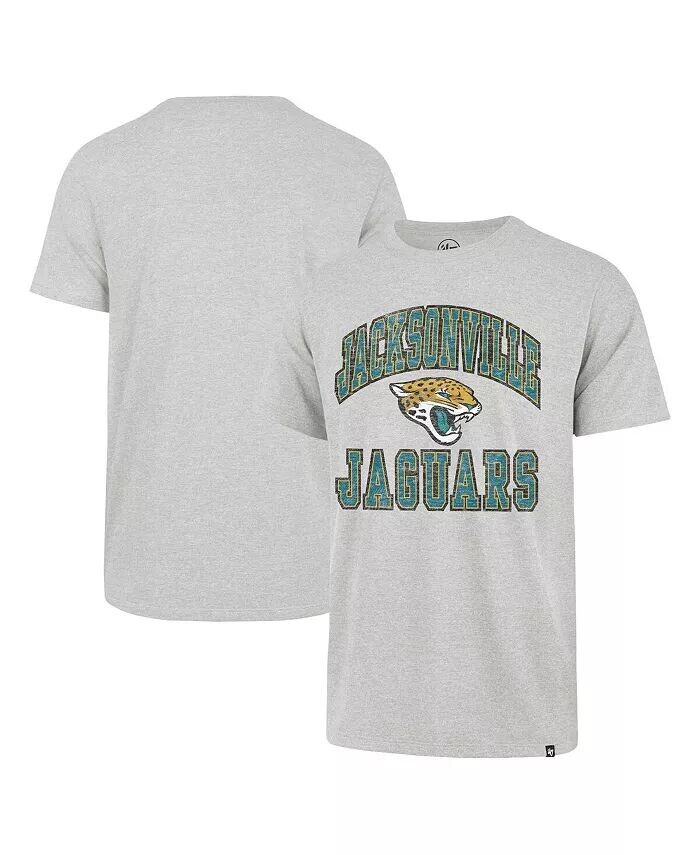 

Мужская серая рваная футболка Jacksonville Jaguars Play Action Franklin '47 Brand, серый