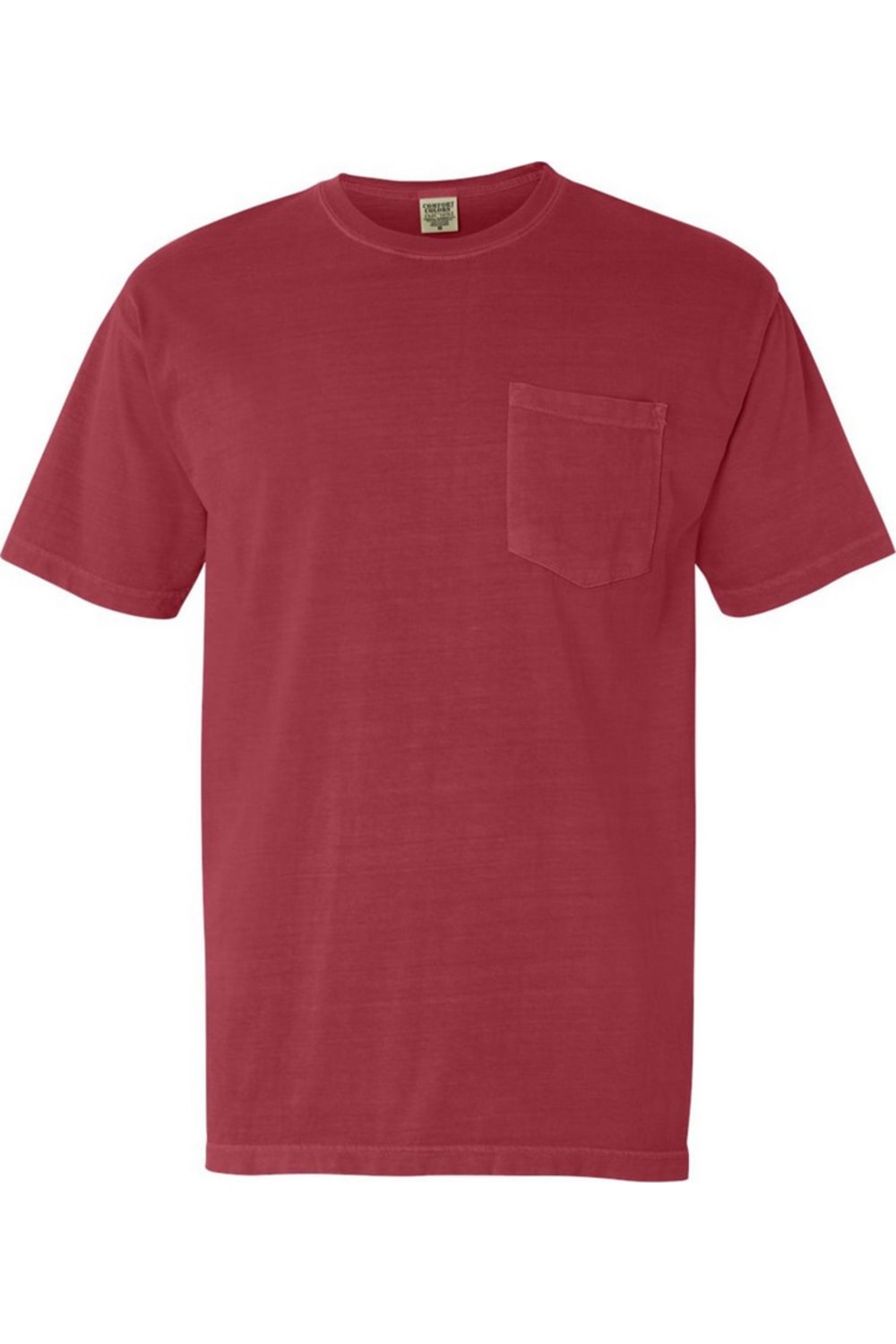 

Футболка Comfort Colors Garment-Dyed Heavyweight Pocket, красный