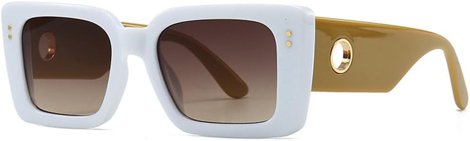 

Винтажные солнцезащитные очки в маленькой оправе для женщин и мужчин, модные, роскошные, трендовые солнцезащитные очки для женщин с защитой от УФ-излучения UV400 generic, White