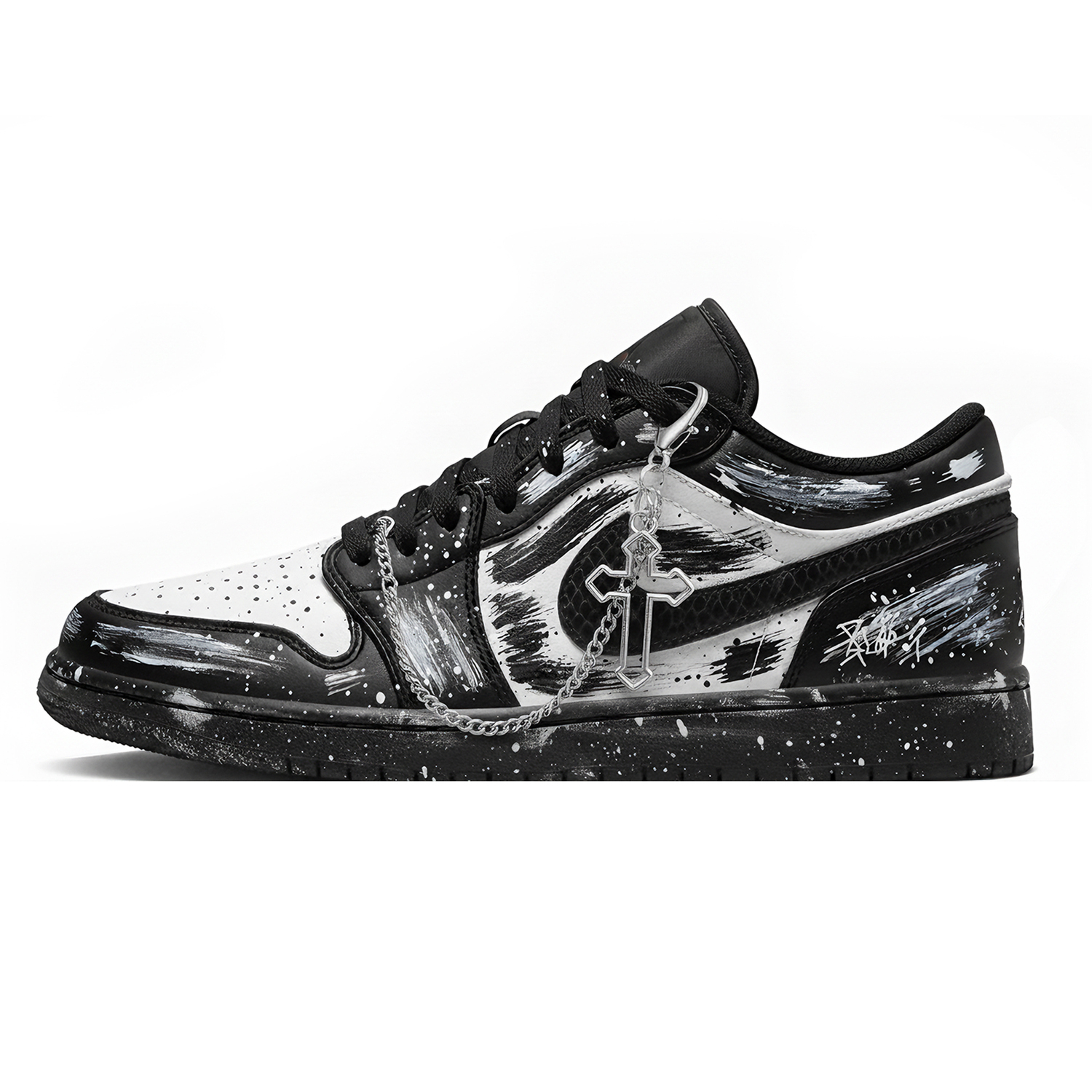 Кроссовки Air 1 Vintage Unisex низкие Jordan, черный — фото 2