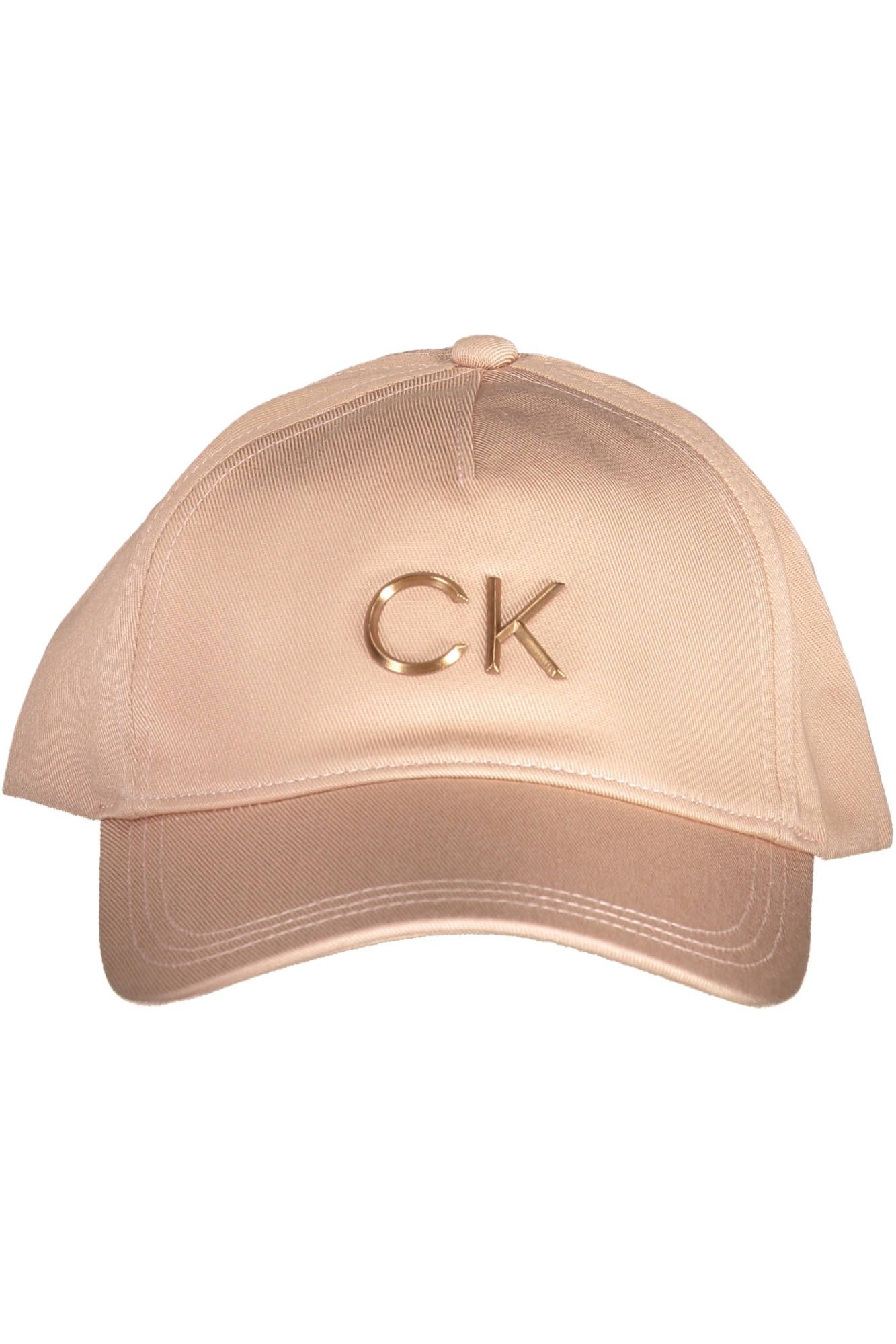 

Розовая хлопковая женская шапка Calvin Klein