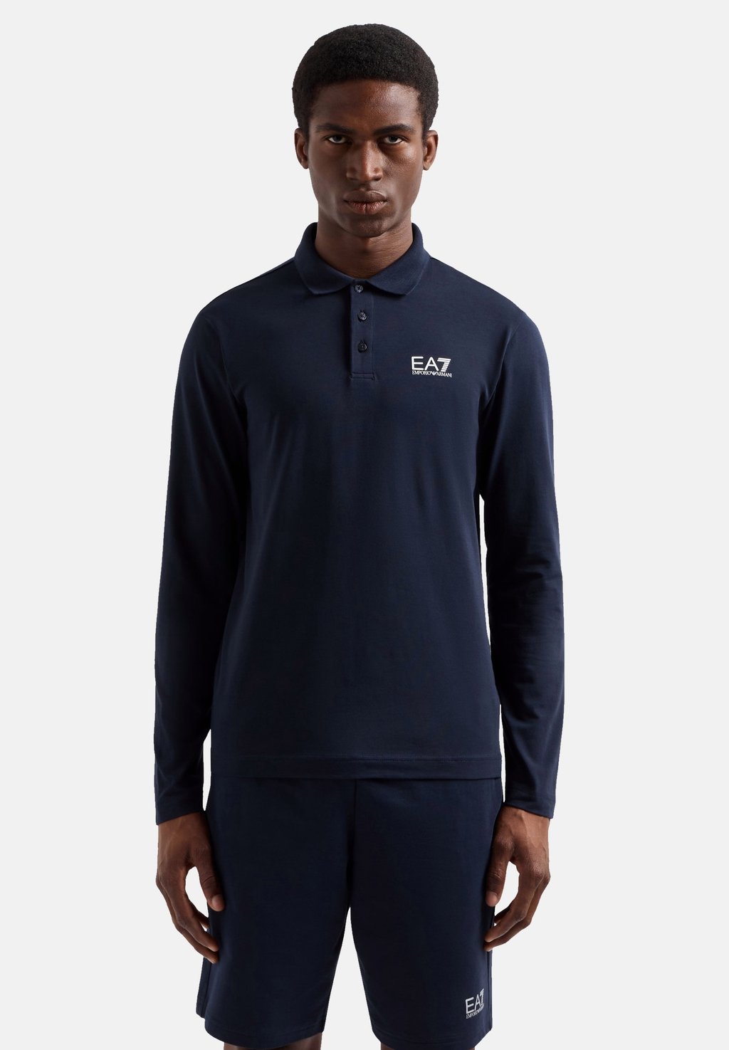 

Рубашка поло EA7 Emporio Armani, синий