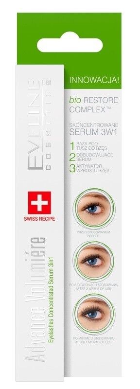 

Eveline Advanced Volumiere сыворотка для роста ресниц, 10 ml