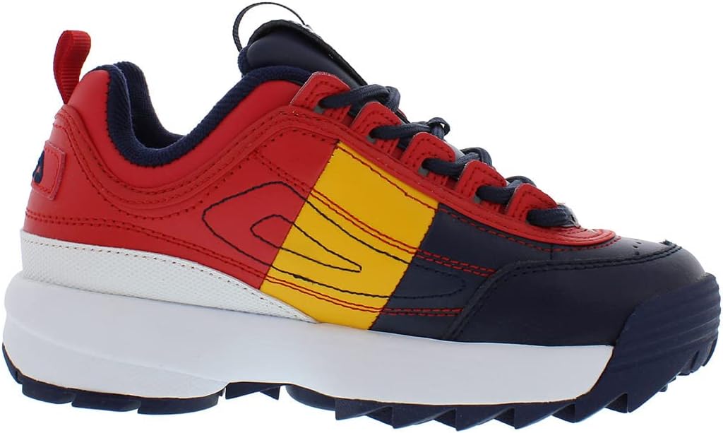 Детские кроссовки Fila Disruptor II Premium, красный/синий/желтый/темно-синий — фото 3