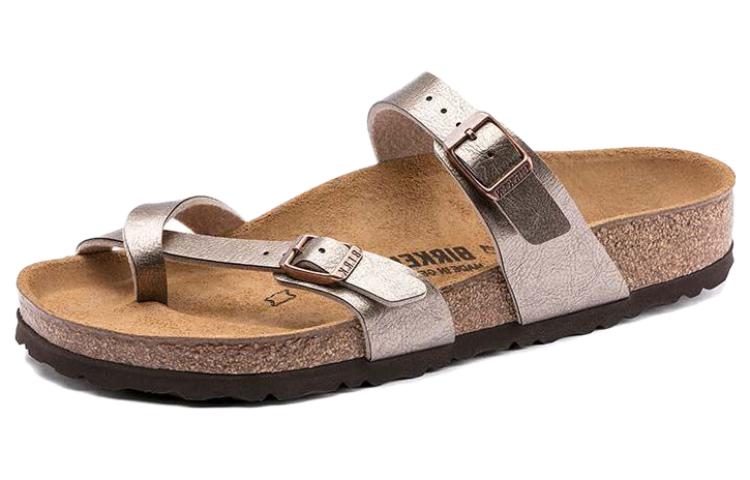 Birkenstock Тапочки-слайды Mayari, женские, коричневые, узкие