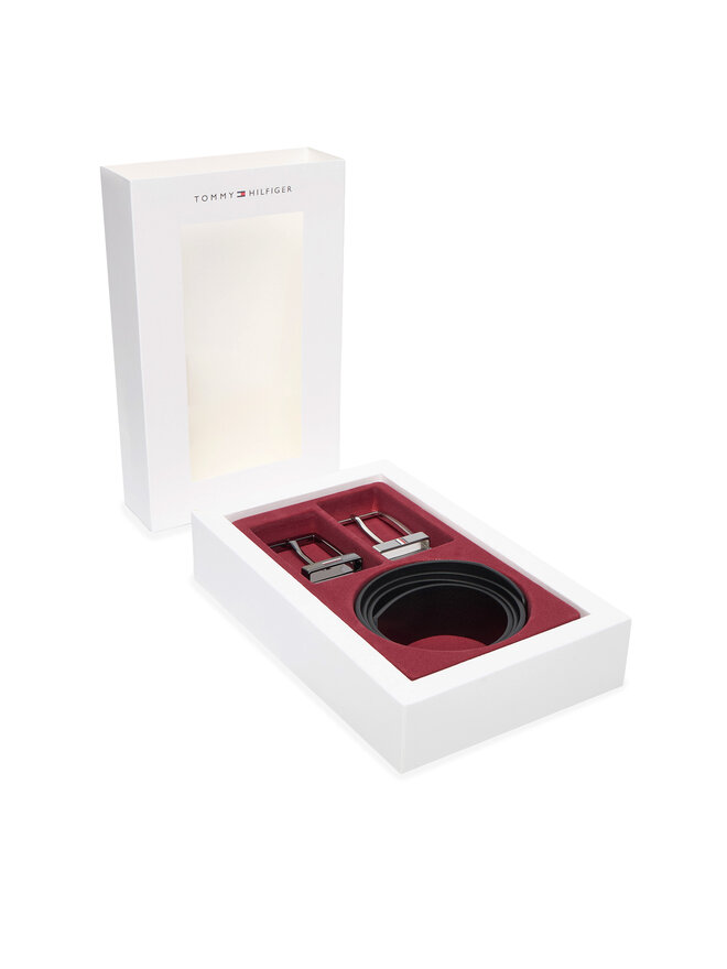 

Мужской ремень Tommy Hilfiger Business Rev Lux Set Gp AM0AM13831 Schwarz