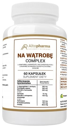 

AltoPharma, Для печени, 60 капс. Inna marka