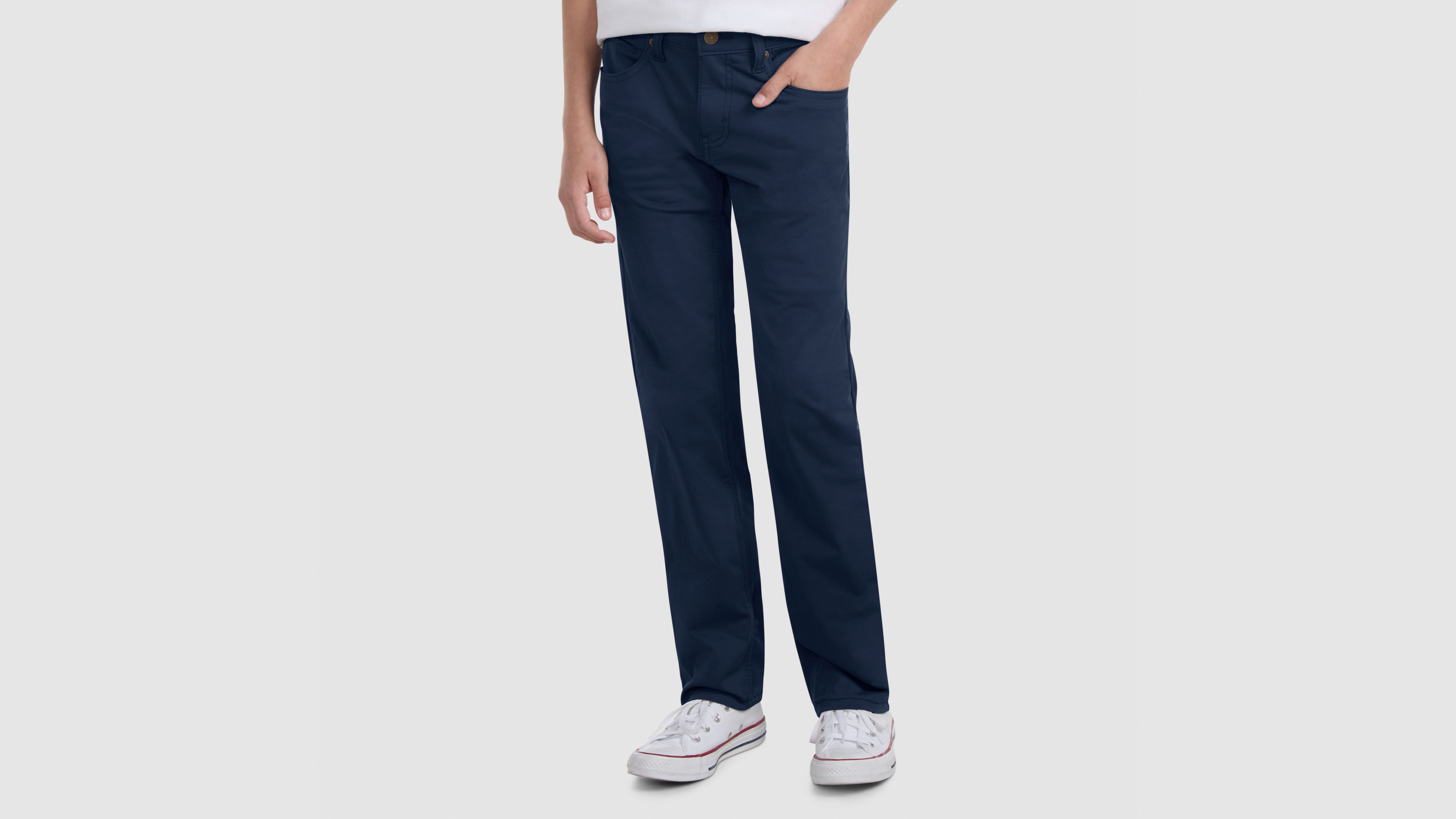 Узкие технологичные брюки 511 для мальчиков 8–20 лет Levi's, Dress Blues - Blue — фото 2