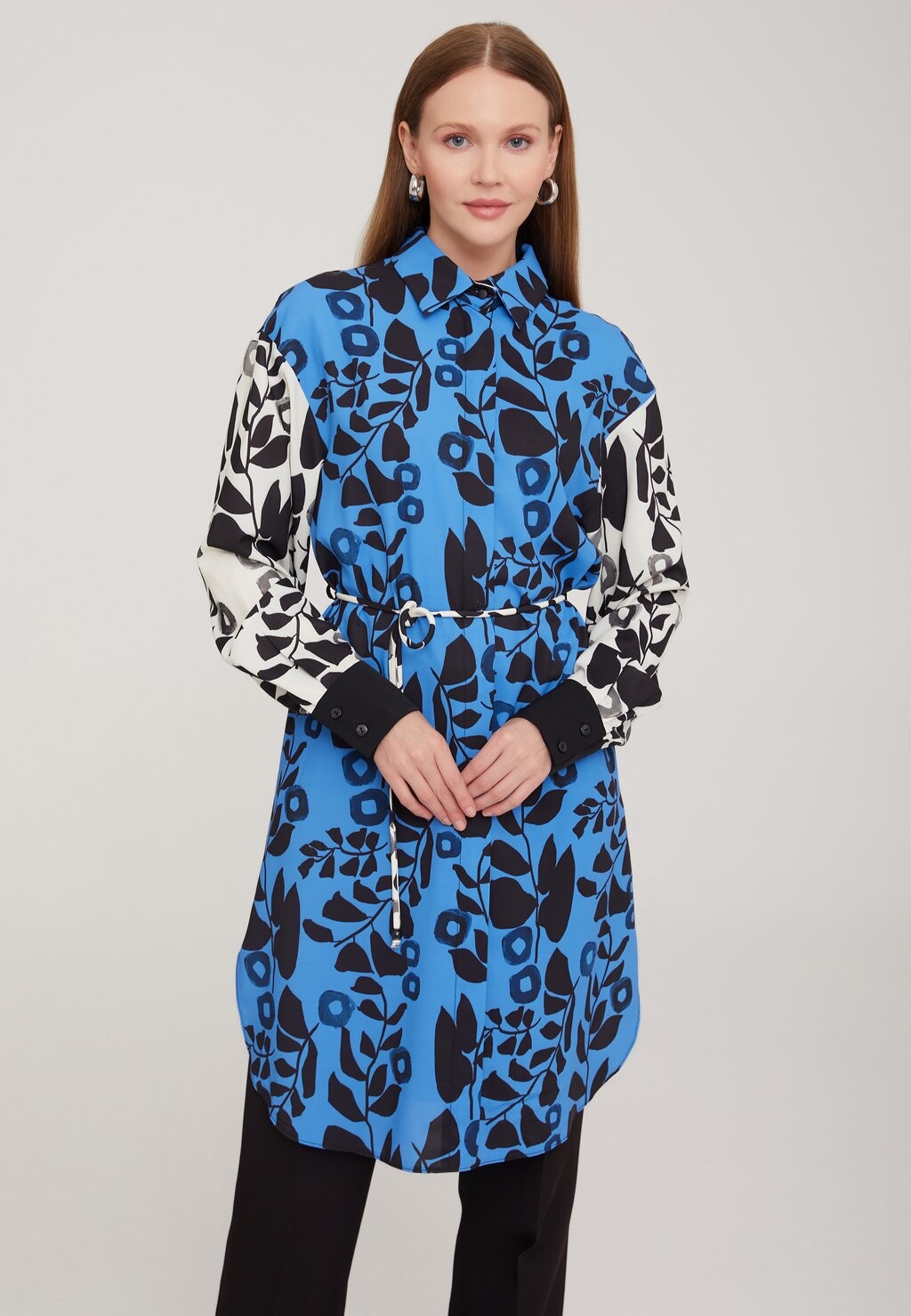 

Платье-рубашка MODEST MAXI DAY DRESS Armine, темно-синий