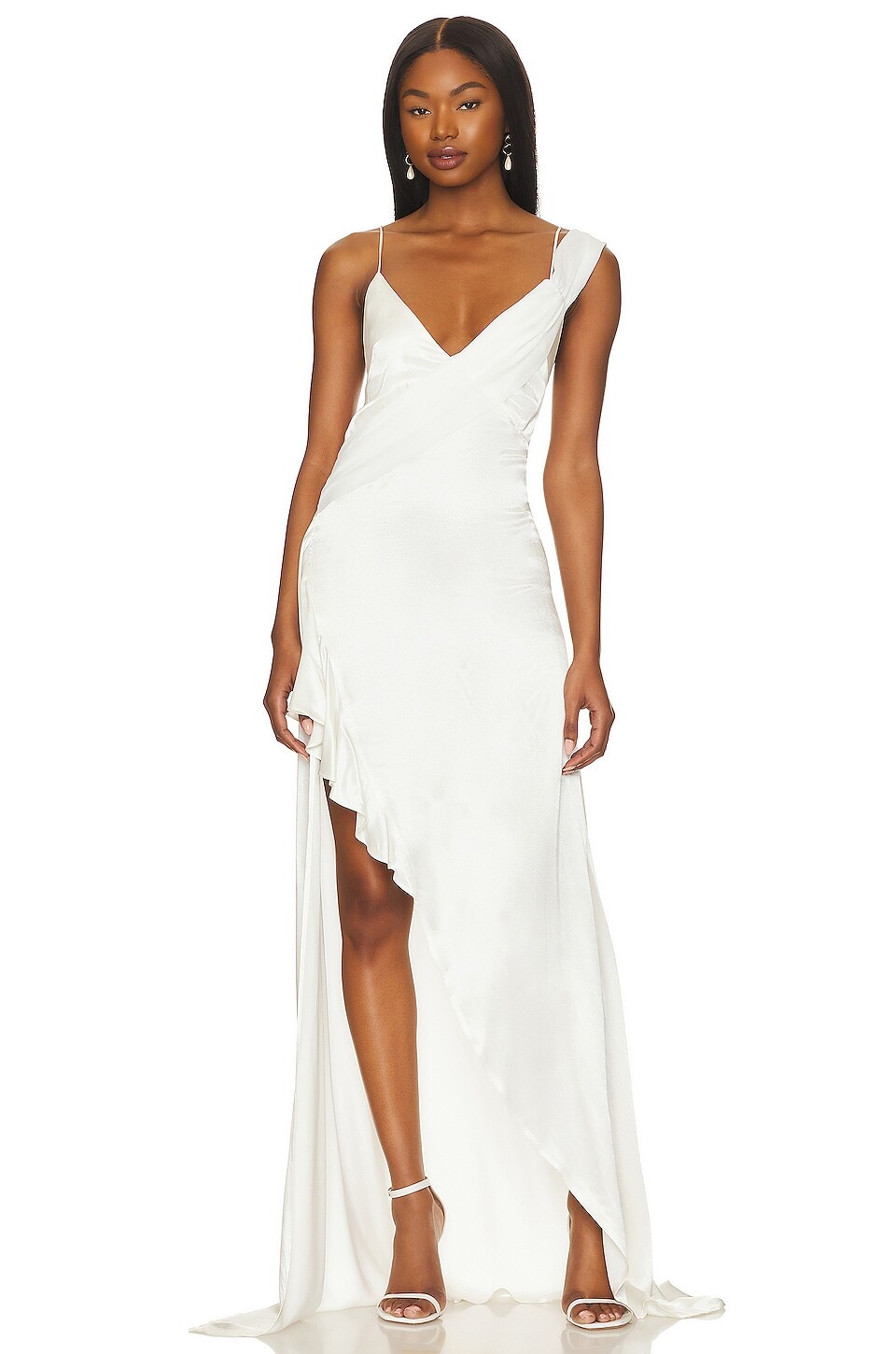 

Платье макси For Love & Lemons James, белый
