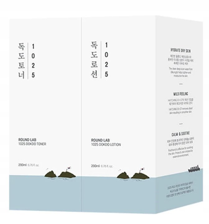 

Round Lab 1025 Dokdo Set Tonic 200 мл + Lotion 200 мл для лица