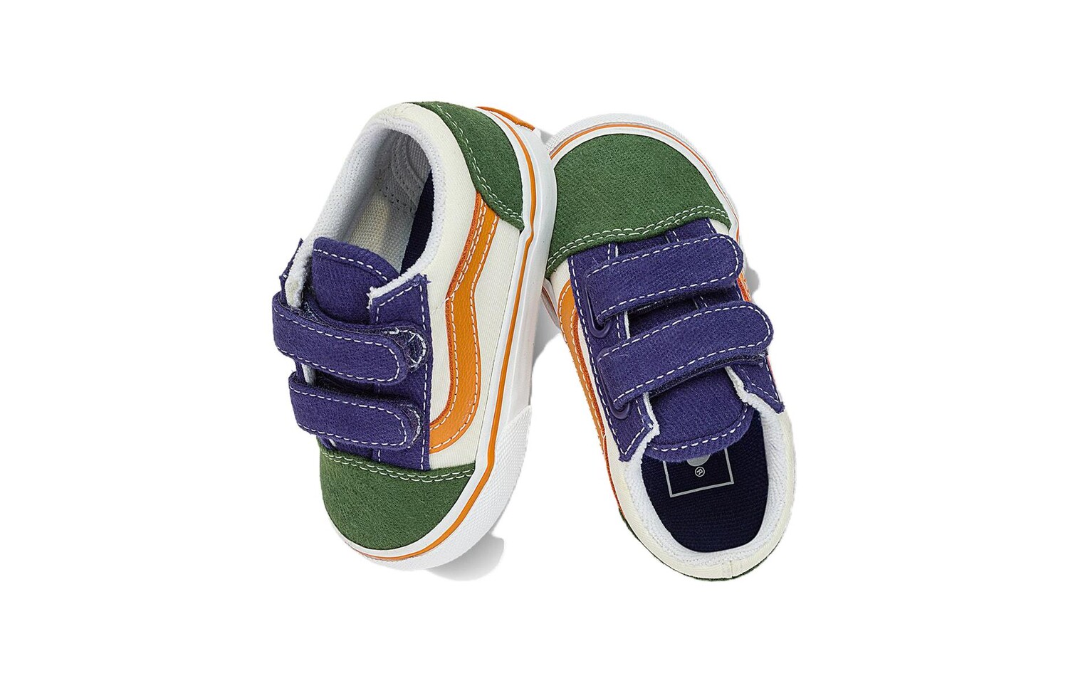 Кроссовки Vans Old Skool Toddler Shoes TD, белый — фото 3