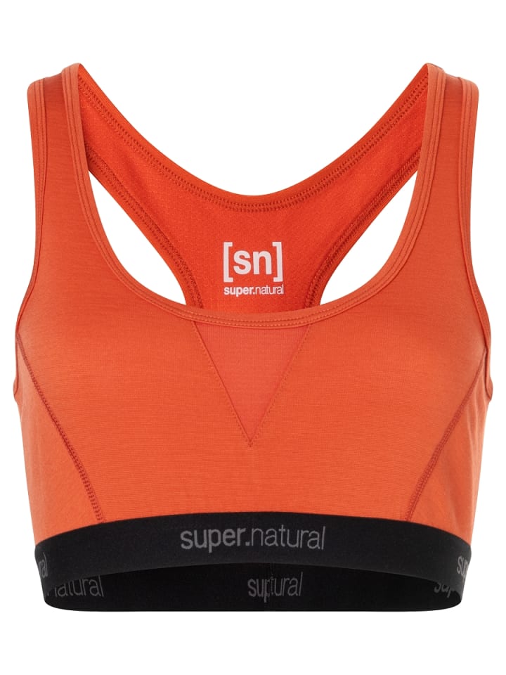 

Бюстгальтер из мериноса W TUNDRA220 SEMPLICE BRA красного цвета super.natural