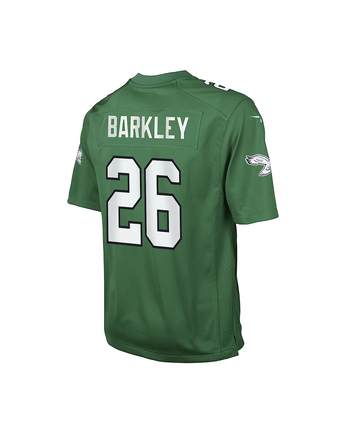 Детская большая игровая футболка Nike NFL Saquon Barkley Philadelphia Eagles, Kelly Green — фото 2