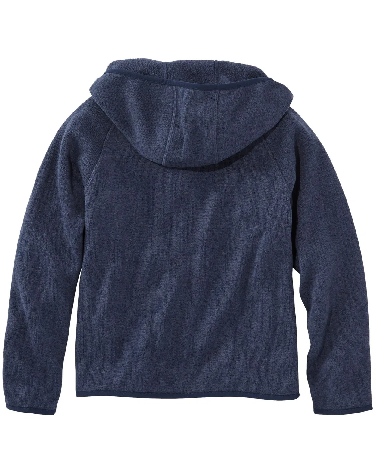 Детская флисовая куртка с капюшоном L.L.Bean, полиэстер, сливовый — фото 4