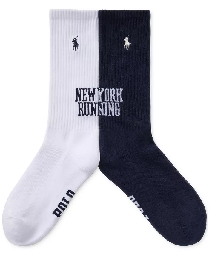 

Мужские носки для бега New York, 2 пары Polo Ralph Lauren, мультиколор