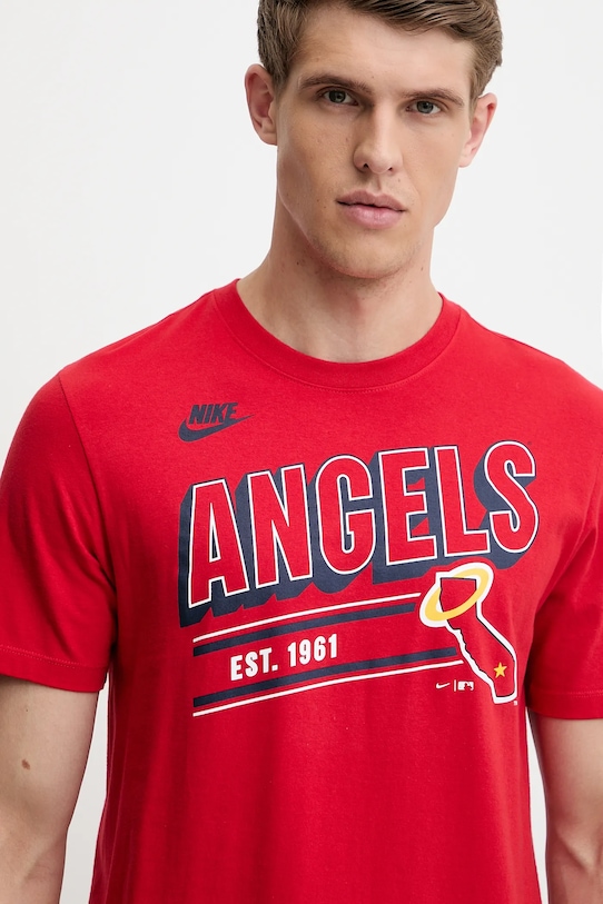 Футболка хлопковая California Angels 1993-94 Nike, красный — фото 4