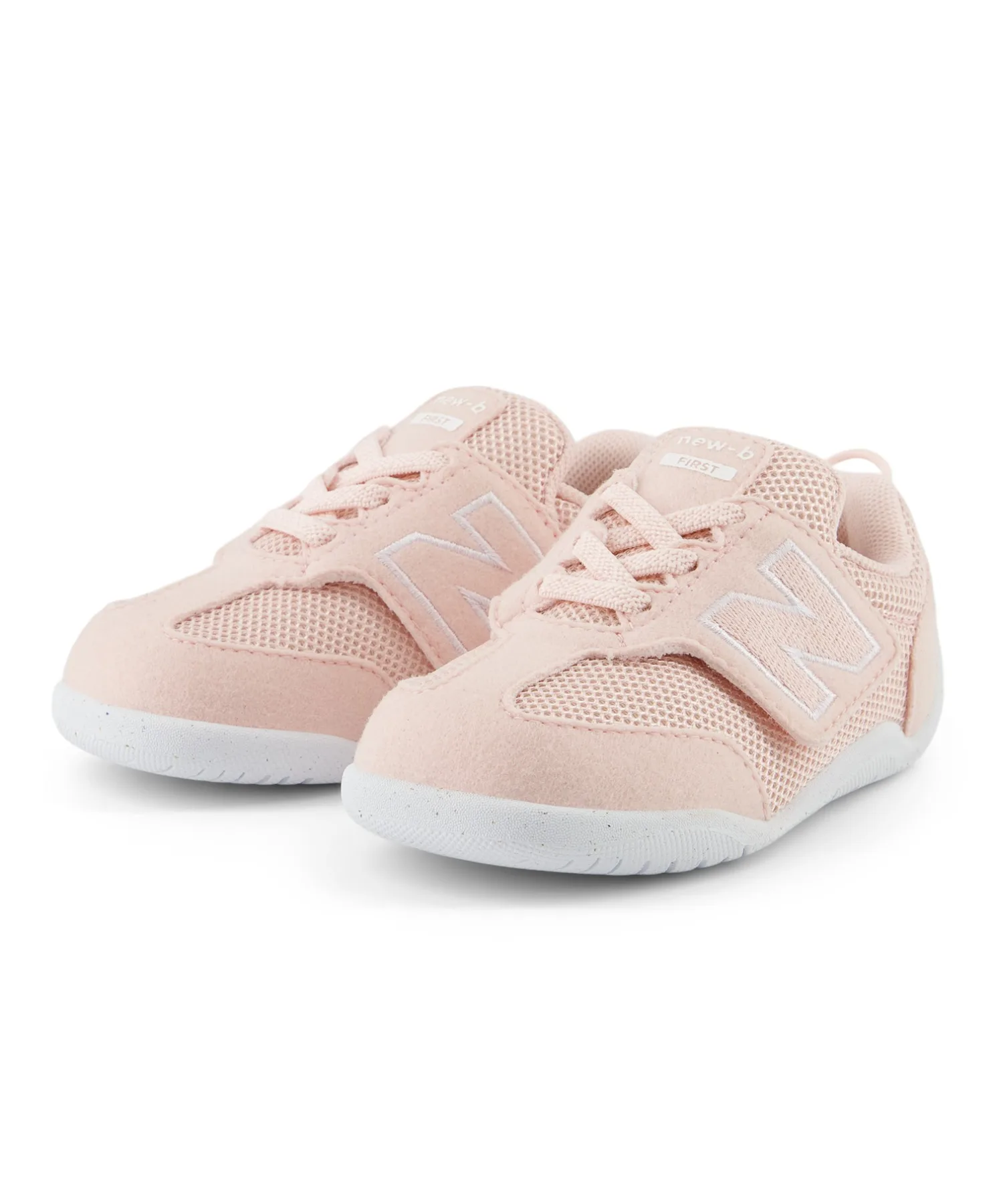 Детские первые кроссовки с удобной застежкой New-B FIRST New Balance розовые — фото 3