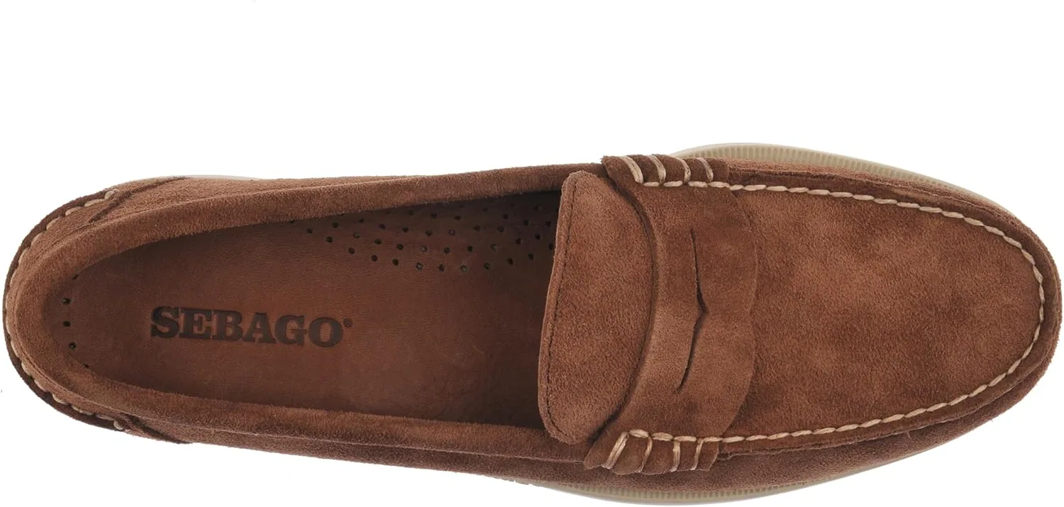 Мокасины из натуральной кожи Sebago, темно-коричневые — фото 3