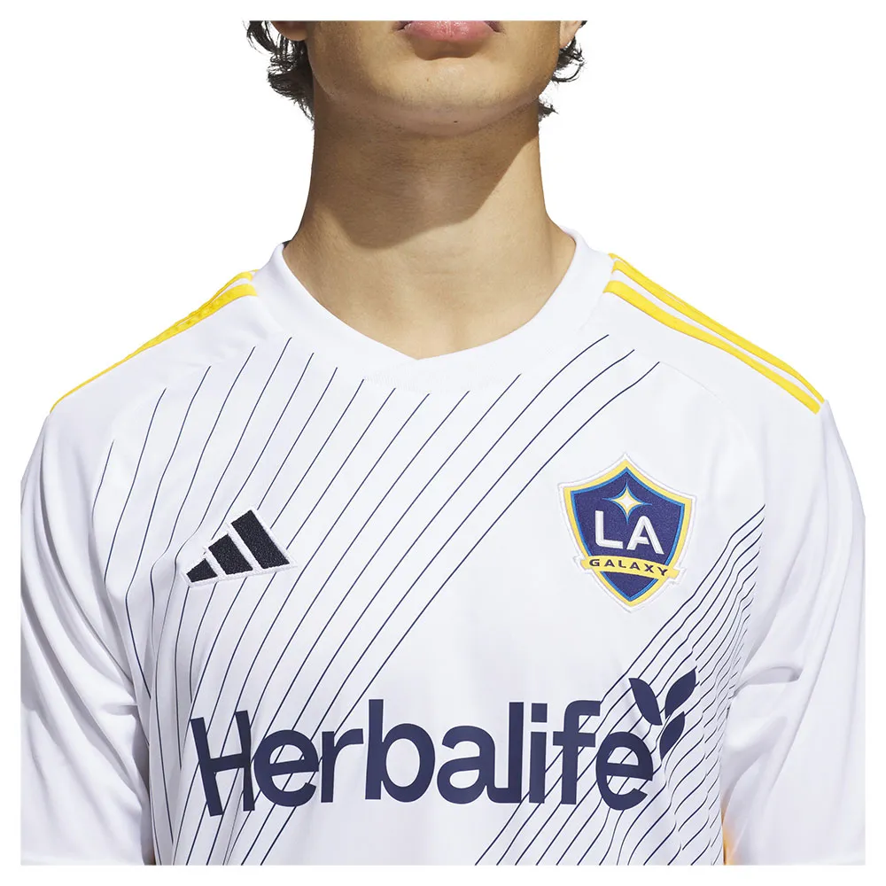 Футболка с коротким рукавом adidas LA Galaxy 24/25 home, белый — фото 4