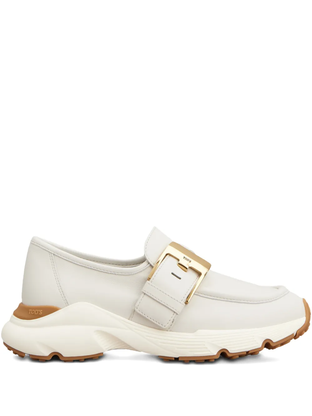 Кроссовки с пряжками Tod'S, бежевый