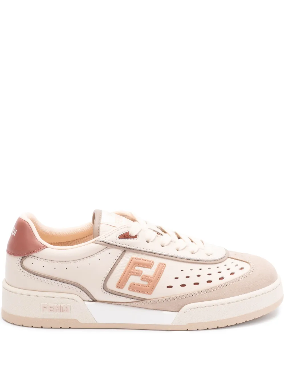 Кеды на шнуровке FENDI, розовый