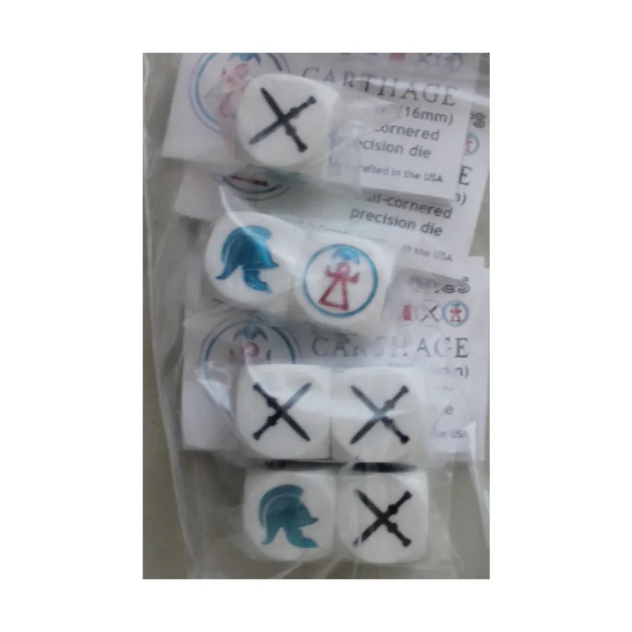 

16-мм CCA SPQR BattleBones — Карфаген (7), Battle Dice